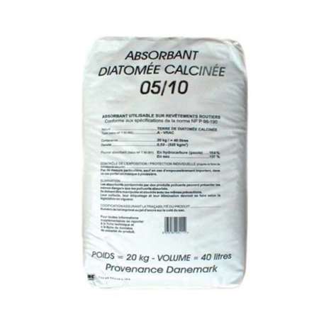 Image de ABSORBANT TERRE DE DIATOMÉE 20KG - Agent absorbant