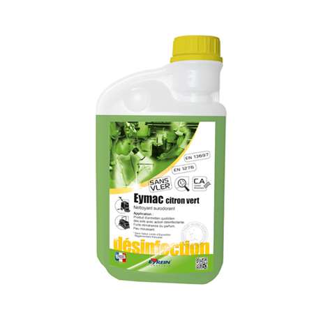 Image de EYMAC CITRON VERT 1L DOS - Nettoyant désinfectant surodorant