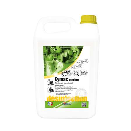 EYMAC MARINE 5L - Nettoyant désinfectant surodorant