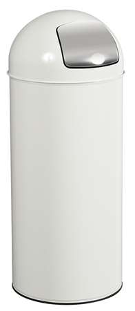 Image de POUBELLE A TRAPPE 45L BLANC PUSH