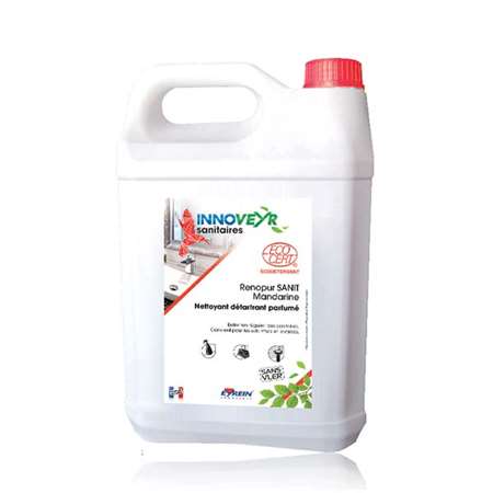 Image de RENOPUR SANIT MANDARINE 5L - Nettoyant détartrant parfumé