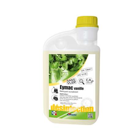 Image de EYMAC VANILLE 1L DOS - Nettoyant désinfectant surodorant