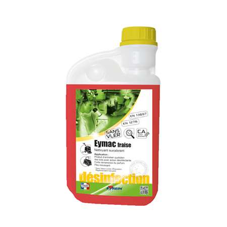 Image de EYMAC FRAISE 1L DOS - Nettoyant désinfectant surodorant
