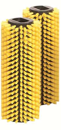 Image de BROSSE DUPLEX 280 JAUNE - sol souple