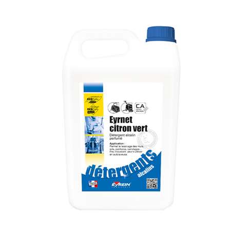 Image de EYRNET CITRON VERT 5L - Détergent alcalin parfumé