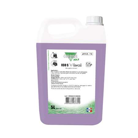 ECO S FLORAL 5L - Nettoyant surodorant neutre (Orméa)
