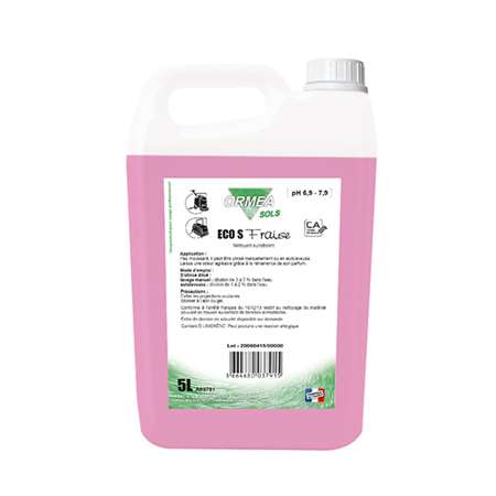 Image de ECO S FRAISE 5L - Nettoyant surodorant neutre (Orméa)