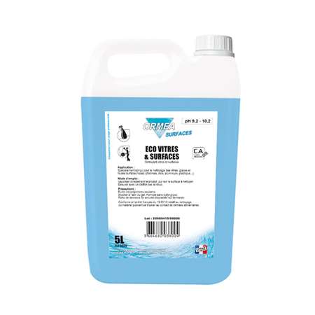 Image de ECO VITRES ET SURFACES 5L - Nettoyant (Orméa)