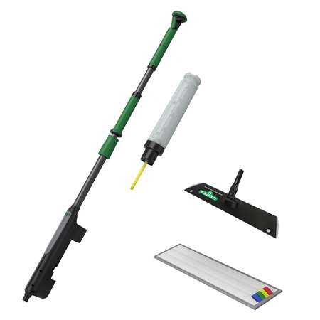 Image de ERGOCLEAN KIT BALAI DROIT AVEC RESERVOIR + ARMATURE + FRANGE