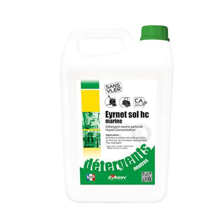 Image de EYRNET SOL HC MARINE 5L - Détergent neutre parfumé HC