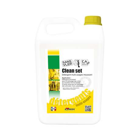 Image de CLEAN SET 5L - Détergent moussant vitres