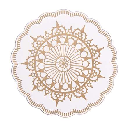 DESSOUS DE VERRE BAROQUE DIAM 9 PAR 3000