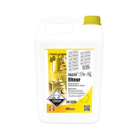 Image de ELTEOR 5L - Détergent désinfectant chloré