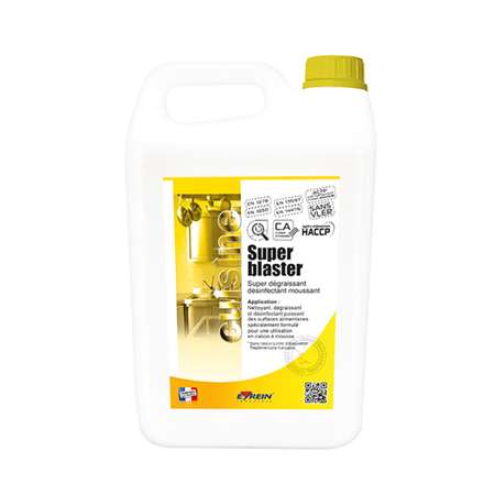 Image de SUPER BLASTER 5L - Super dégraissant désinfectant moussant