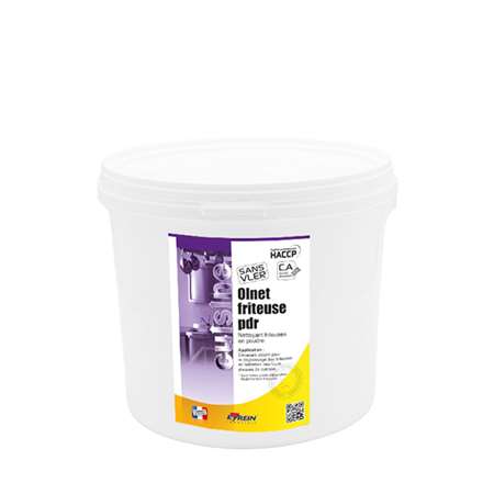 Image de OLNET FRITEUSE PDR SEAU 10 kg - Nettoyant friteuse en poudre