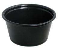 Image de PETITS POTS MICRO-ONDABLES Ø 4,5/6,2x3,2 CM NOIR PP