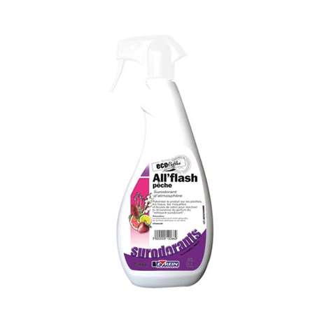 Image de ALLFLASH PÊCHE PULVÉ 750ML - Surodorant atmosphère