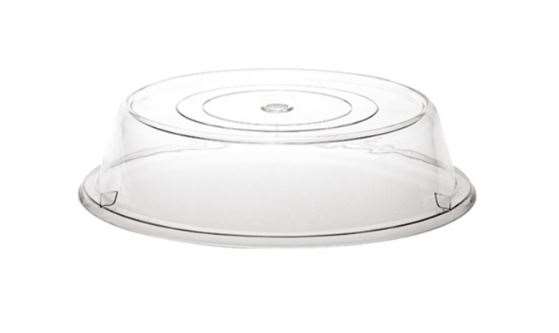 COUPOLE POUR ASSIETTES Ø 29x6,5 CM TRANSPARENT POLYCARBONAT