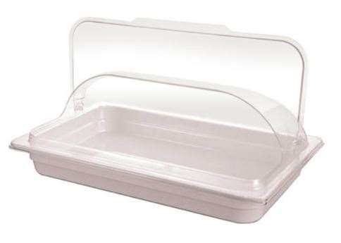 COUPOLE 1/1 GN 53,5x33,8x14 CM TRANSPARENT POLYCARBONATE