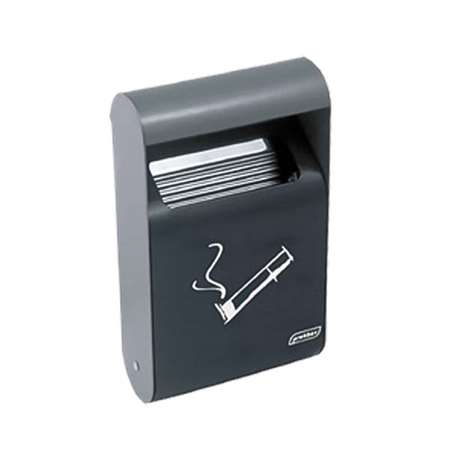 Image de CENDRIER MURAL RECTANGLE 1,5L NOIR
