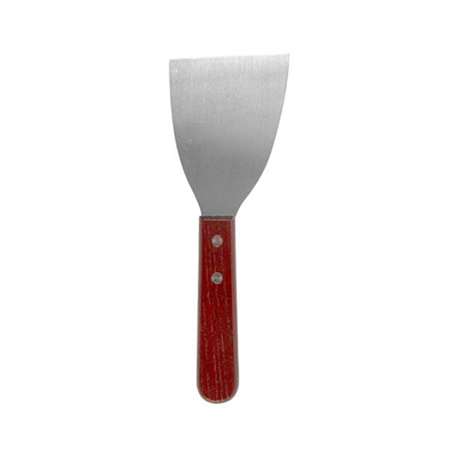 Image de SPATULE PIZZA TRIANGULAIRE 22 CM ARGENTE INOX