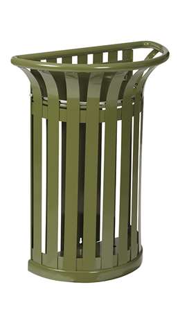 Image de POUBELLE MURALE 35L VERT OLIVE TULIPE