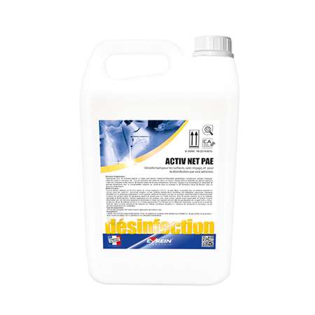 Image de ACTIV NET PAE 5L - Désinfectant surfaces sans rinçage
