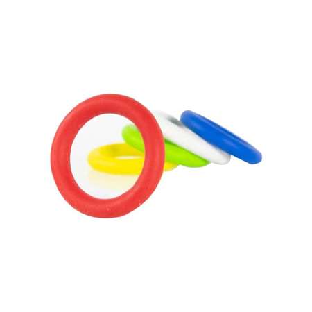 Image de BAGUE COULEUR JAUNE MANCHE DELTA