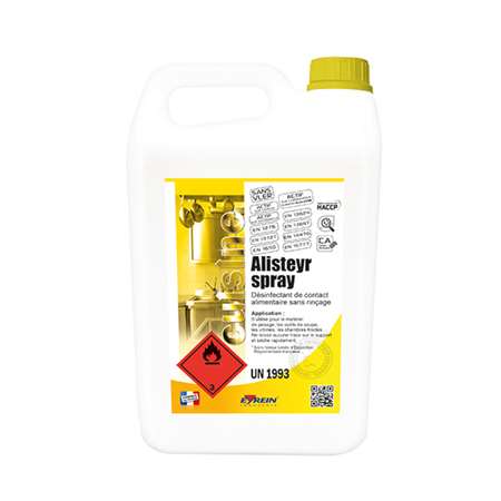 Image de ALISTEYR SPRAY 5L - Désinfectant C.A. sans rinçage