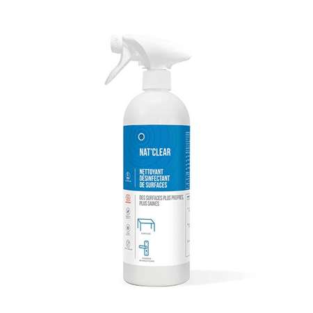 NATCLEAR 6x750ML - Nettoyant désinfectant multi-surfaces