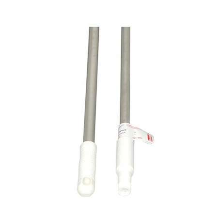 Image de MANCHE ALU ALIMENTAIRE 140CM À VIS EMBOUT BLANC