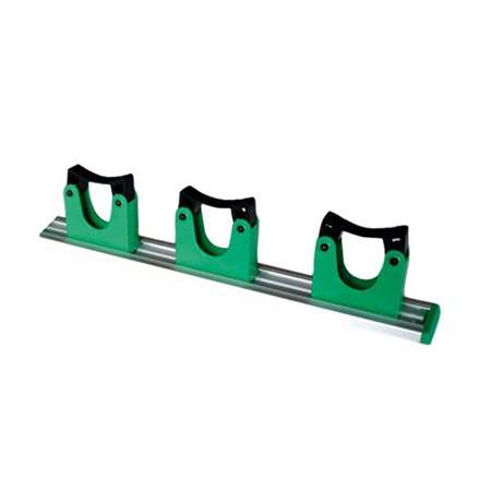 Image de SUPPORT MURAL MANCHE A BALAI 35CM 3 ANNEAUX (Unger)
