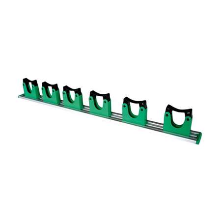 Image de SUPPORT MURAL MANCHE A BALAI 70CM 6 ANNEAUX (Unger)