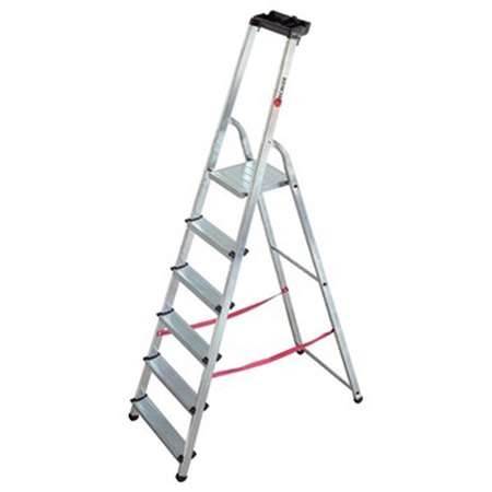 Image de ESCABEAU ALU 5 MARCHES + PLATEFORME - 1,58 M