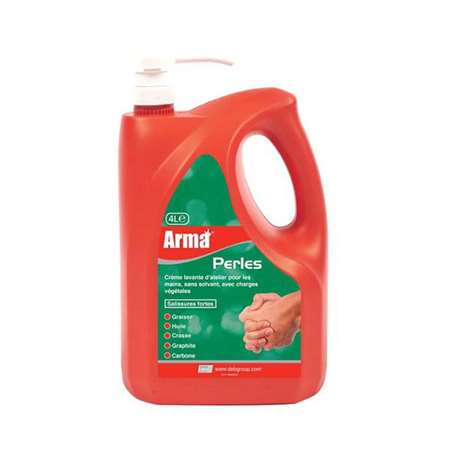 Image de SAVON ATELIER ARMA PERLES 4L POMPE (Salissures fortes)