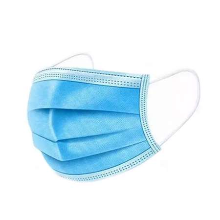 Image de MASQUE PLP NON TISSÉ 3 PLIS TYPE IIR BLEU - Boîte de 50