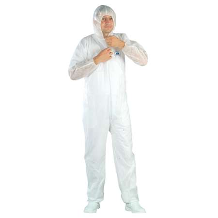 Image de COMBINAISON JETABLE À CAPUCHE NON TISSÉ Taille XL