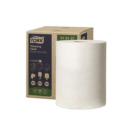 Image de CHIFFON DE NETTOYAGE MULTIUSAGES BLANC 400F - W1-2-3