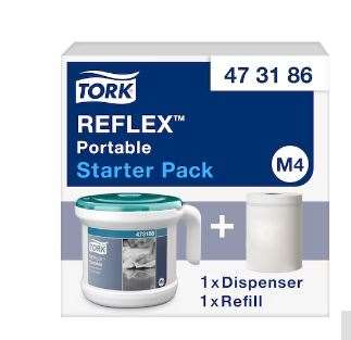 Image de DISTRIBUTEUR ESSUIE-MAINS RLX DC PORTABLE STARTER PACK M4