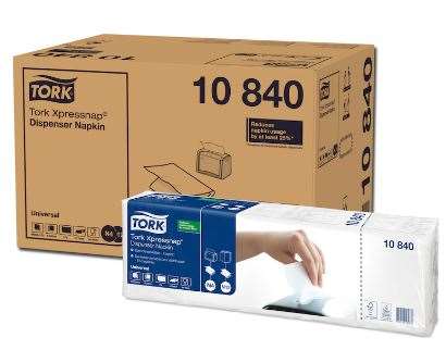 Image de SERVIETTE BLANCHE 1PLI ENCHEVETRE 21.3x33 - PAR 9000 N4