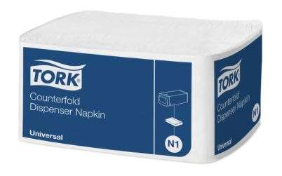 SERVIETTE BLANCHE 1PLI DECALE 31x32 - PAR 7200 N1