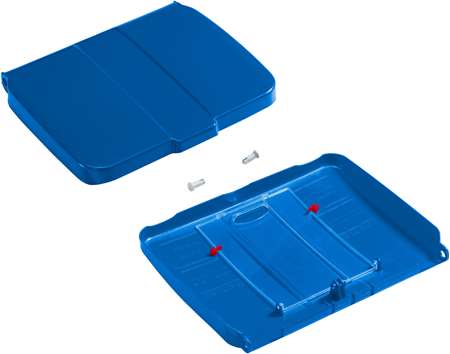 COUVERCLE SAC 120L PORTE PROTOCOLE BLEU