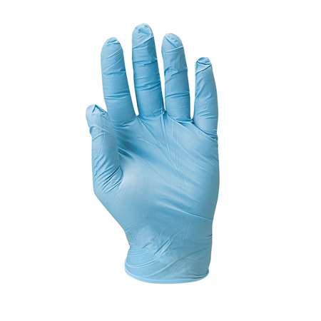 Image de GANT JETABLE NITRILE BLEU (non poudré) X 100 Taille XL