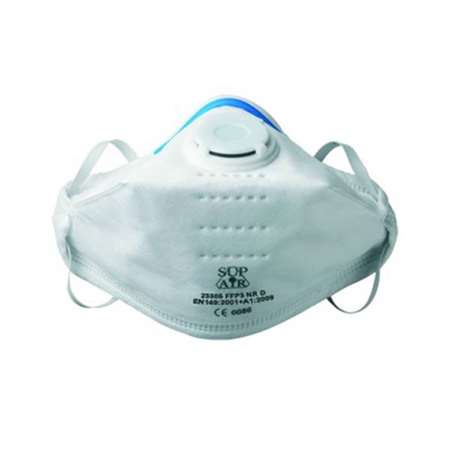 Image de MASQUE FILTRANT BLANC PLIABLE FFP3 - Boîte de 20