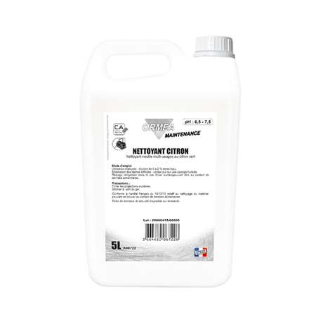 Image de NETTOYANT CITRON 5L - Nettoyant neutre multi-usages (Orméa)