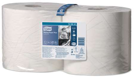 Image de BOBINE ESSUYAGE PLUS BLANC 750F - PAR 2 W1-W2