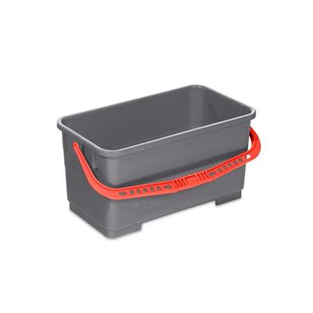 Image de SEAU PRE IMPREGNATION 22L GRIS ANSE ROUGE IDEA TOP