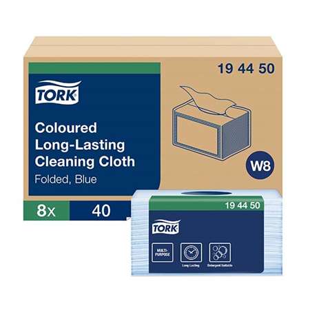 Image de LAVETTE TORK PREMIUM BLEUE - PAR 40 W8