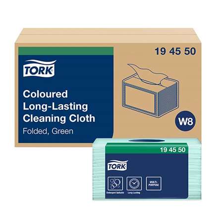 Image de LAVETTE TORK PREMIUM VERTE - PAR 40 W8