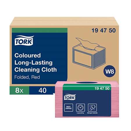 Image de LAVETTE TORK PREMIUM ROSE - PAR 40 W8